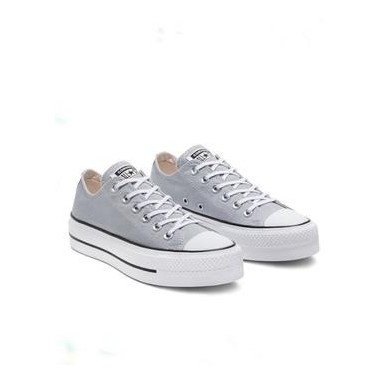 CONVERSE ALL STAR GRAU PLATTFORM