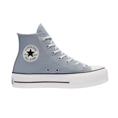 CONVERSE ALL STAR GRIGIA PIATTAFORMA ALTA