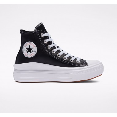 CONVERSE CHUCK TAYLOR MOVE HIGH TOP SCHWARZES LEDER