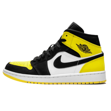 NIKE AIR JORDAN 1 YELLOW AND BLACK