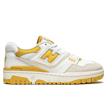 NEW BALANCE 550 Yellow and White