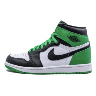 NIKE AIR JORDAN 1 GREEN AND WHITE