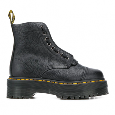 Dr Martens Sinnclair Milled Nappa Schwarze Stiefel