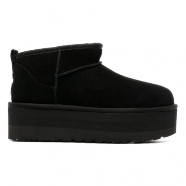 UGG CLASSIC ULTRA MINI DE PLATAFORMA NEGRAS