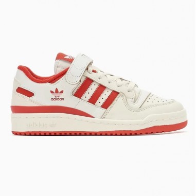 ADIDAS FORUM White and red