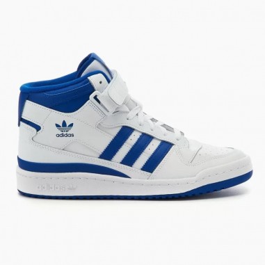 ADIDAS FORUM MID Branco e azul