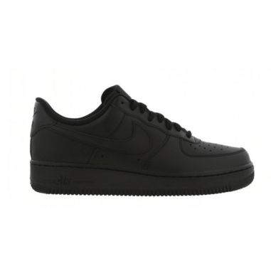 NIKE AIR FORCE ONE BAJAS NEGRAS