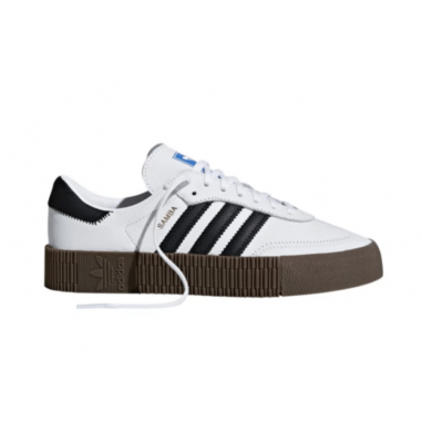 ADIDAS SAMBA Plataforma Branco e Preto