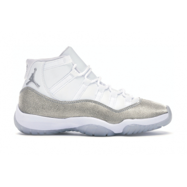 NIKE AIR JORDAN 11 RETRO BIANCO ARGENTO METALLICO