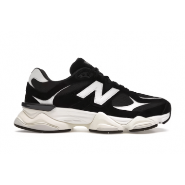 NEW BALANCE 9060 BLACK and WHITE LOGO