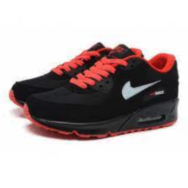 NIKE AIR MAX 90 SCHWARZ/ROT