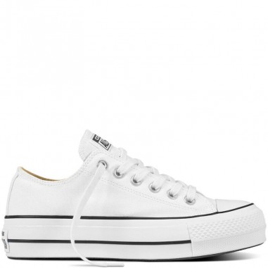 CONVERSE ALL STAR PLATFORM WEISS / SCHWARZ