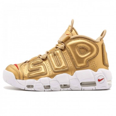 Nike Air More Uptempo Supreme Doradas