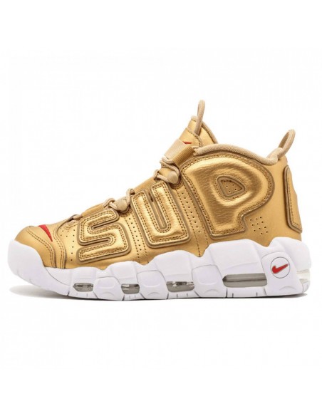 Nike Air More Uptempo Supreme Doradas