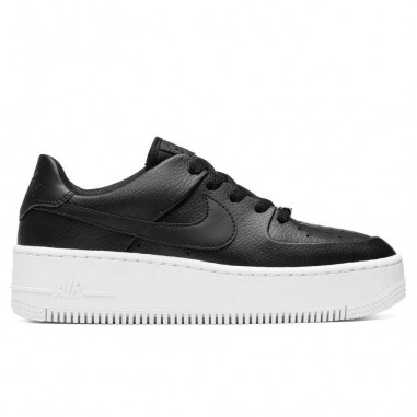 NIKE AIR FORCE ONE PLATAFORMA NEGRAS