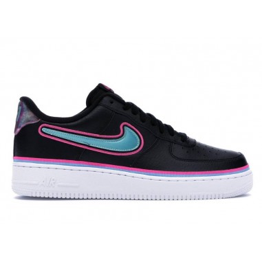 NIKE AIR FORCE ONE 07 LV8 NBA MIAMI NEGRAS en OFERTA Envio GRATIS