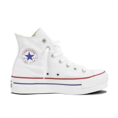 Converse All Star Plataforma Altas Blancas