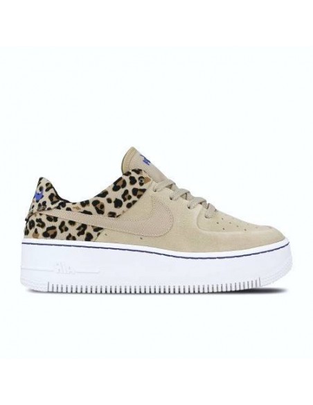 NIKE AIR FORCE ONE PLATAFORMA LEOPARDO