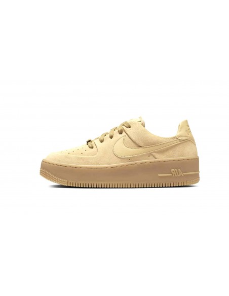 NIKE AIR FORCE ONE PLATAFORMA MARRONES