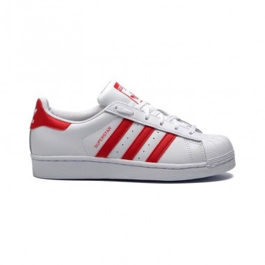 ADIDAS SUPERSTAR BRANCO VERMELHO