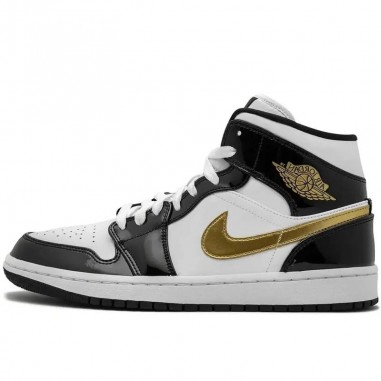 NIKE AIR JORDAN 1 BLANCAS Y DORADAS